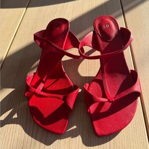 H&M Vibrant Red Women's Sandals